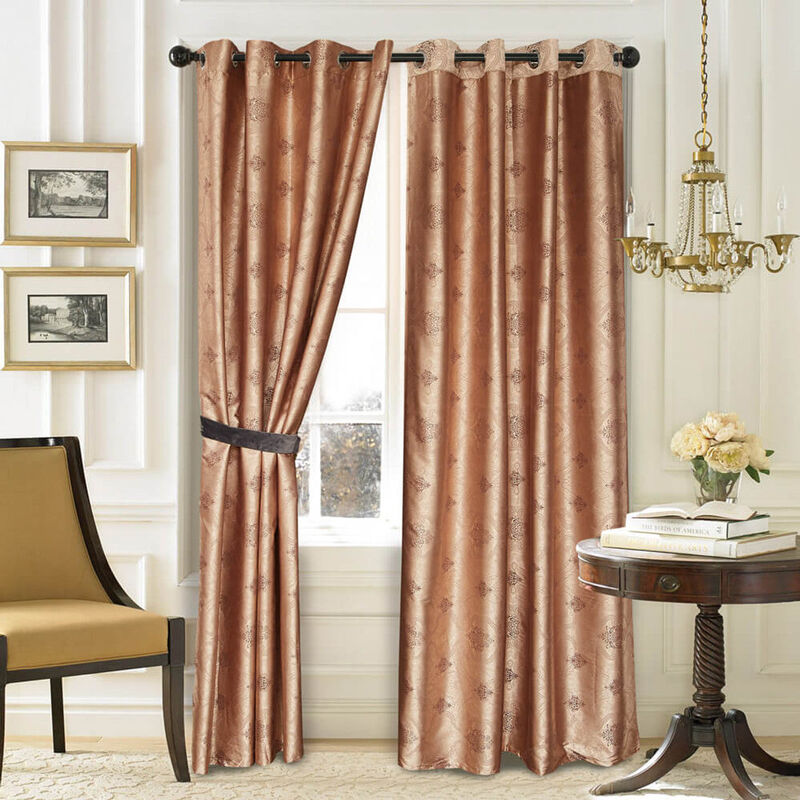Dolce Mela Window Semi-Blackout Curtain / Drape Panel