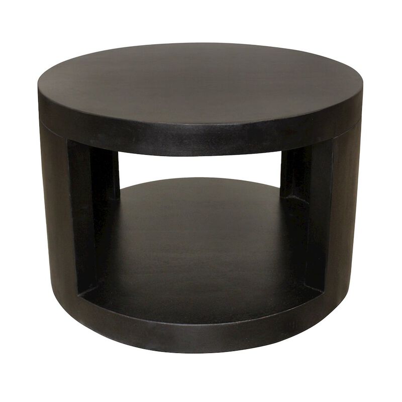 Molly Cocktail Table 2-Piece Set in Natural Black
