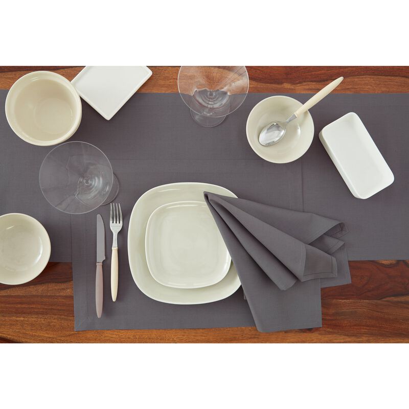 Cotton Linen Dinner Napkins - Dru - Cotton Linen Plain
