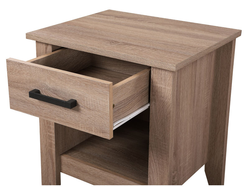 Lennox 1-Drawer Nightstand (24 in. H x 18 in. W x 21 in. D)