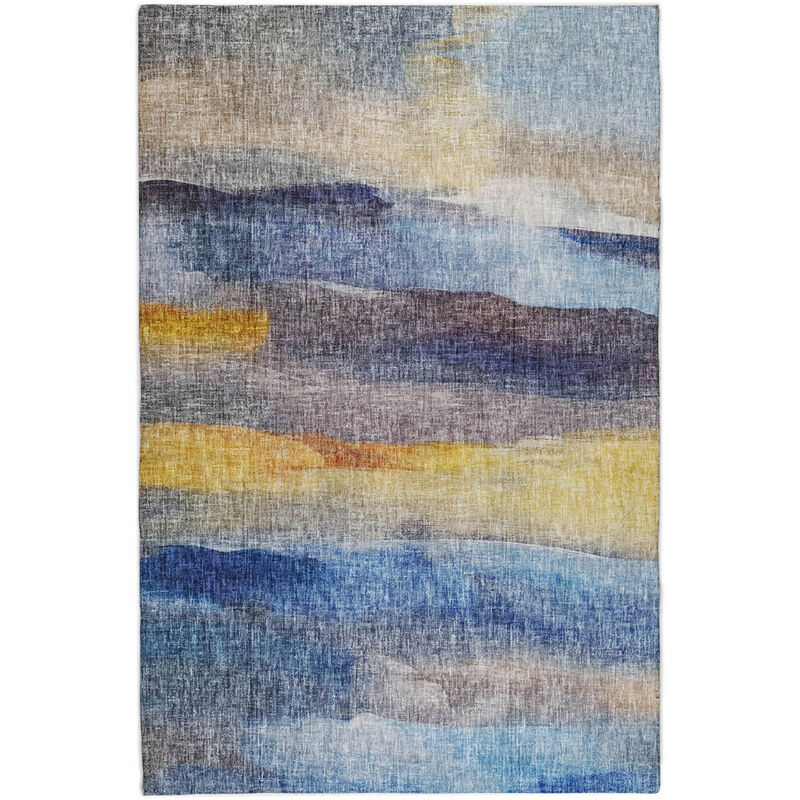 Boca BO4 Blue 3' x 5' Rug