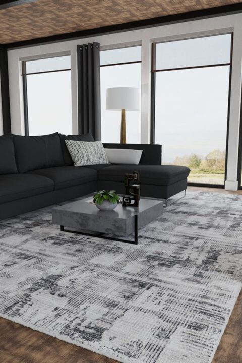 Sonora 39NYF Gray/Ivory 5' x 7'6" Rug