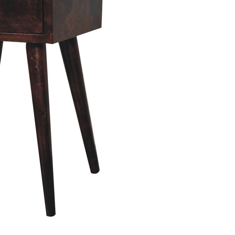 Artisan Furniture Solid Wood Mini California Walnut Bedside