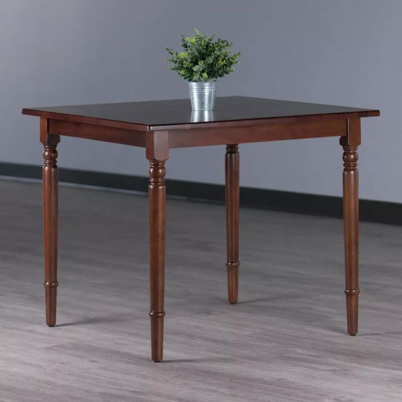 Mornay Dining Table Walnut Finish
