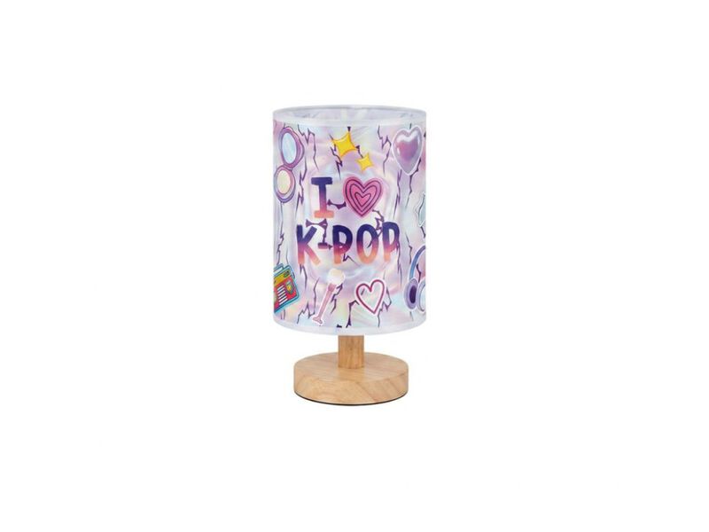 Dimmable 3 Color Bedside Lamp For Bedroom Bedside Purple image number 0