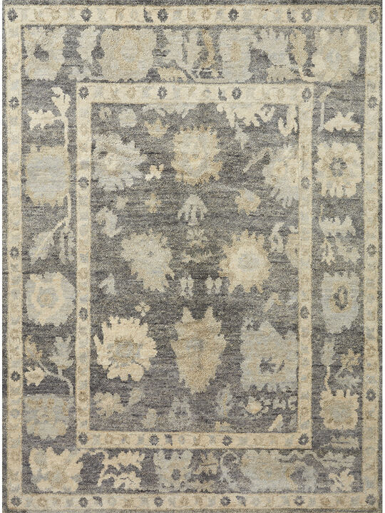 Clement CLM05 Midnight/Antique Ivory 18" x 18" Sample Rug