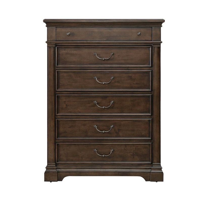 Liberty Furniture Arden Road 6 Drawer Chest for Bedroom  - Satin Cherry image number 0