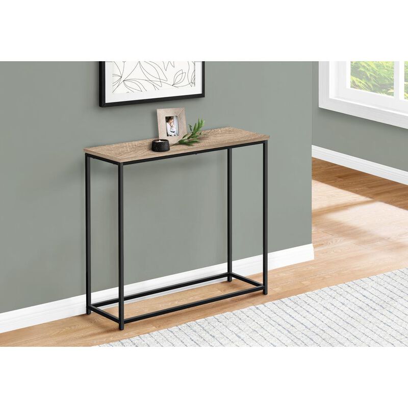 Accent Table, Console, Entryway, Narrow, Sofa, Living Room, Bedroom, Brown