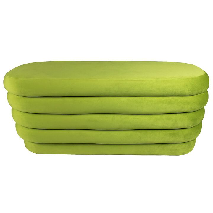 Alex Hamilton Thor Oval Ottoman in Fern