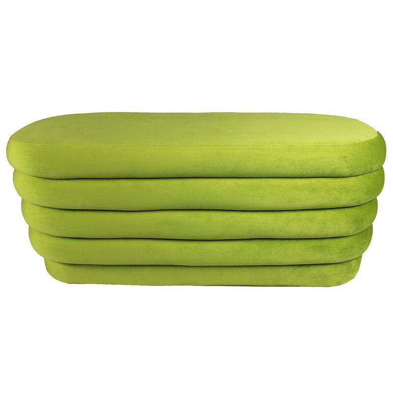 Alex Hamilton Thor Oval Ottoman in Fern