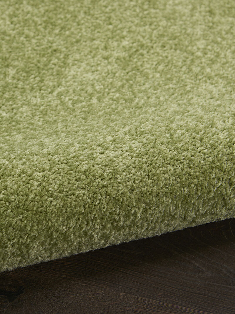 Nourison Essentials NRE01 Green 6' x Round Rug image number 5