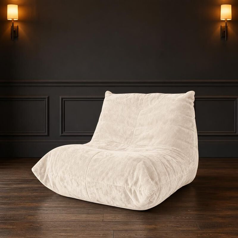 GOODSILO Ergonomic Bean Bag Chair with 5-Way Targeted Body Support for Reading, Working and Relaxing in Home Living Spaces image number 2
