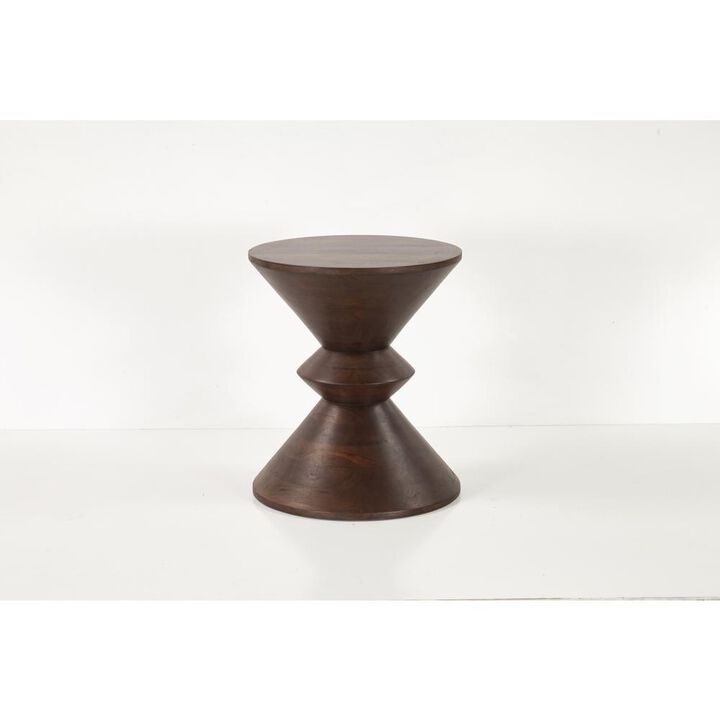 World Interiors Palm Desert Modern Two Tone Side Table