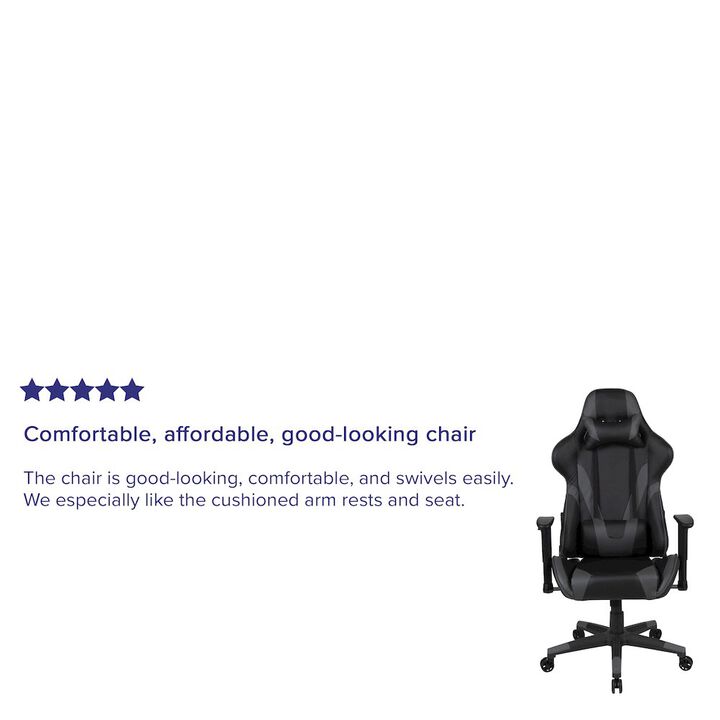 Flash Furniture X20 Gaming Chair Racing Office Computer Swivel Chair with Fully Back in Red