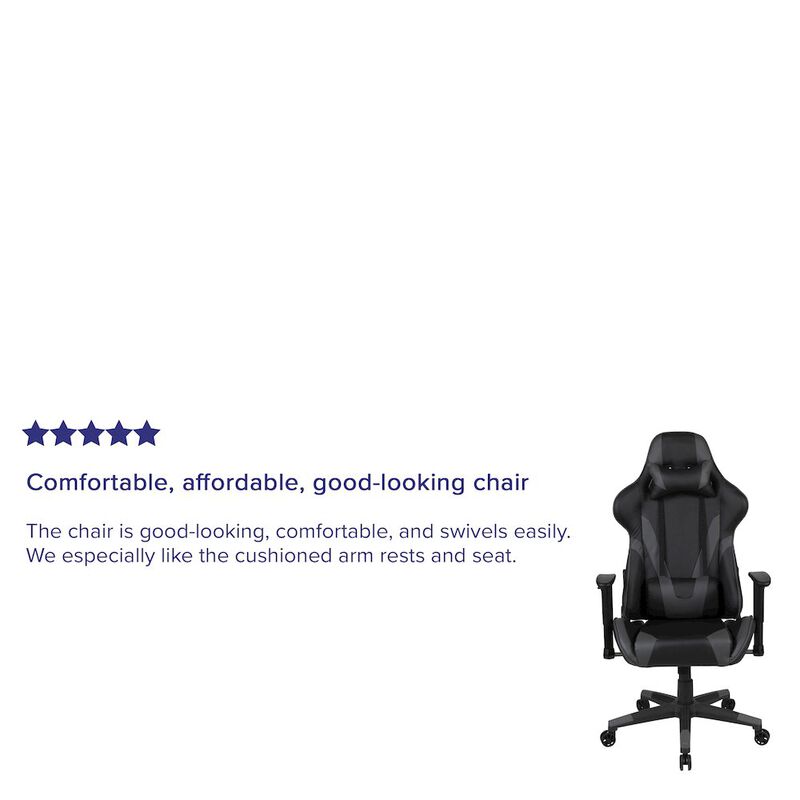 Flash Furniture X20 Gaming Chair Racing Office Computer Swivel Chair with Fully Back in Red image number 1