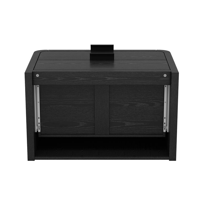 Grace 28" Nightstand in Black- Set of 2
