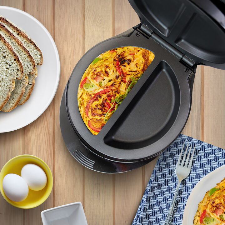 Better Chef Electric Double Omelet Maker - Black