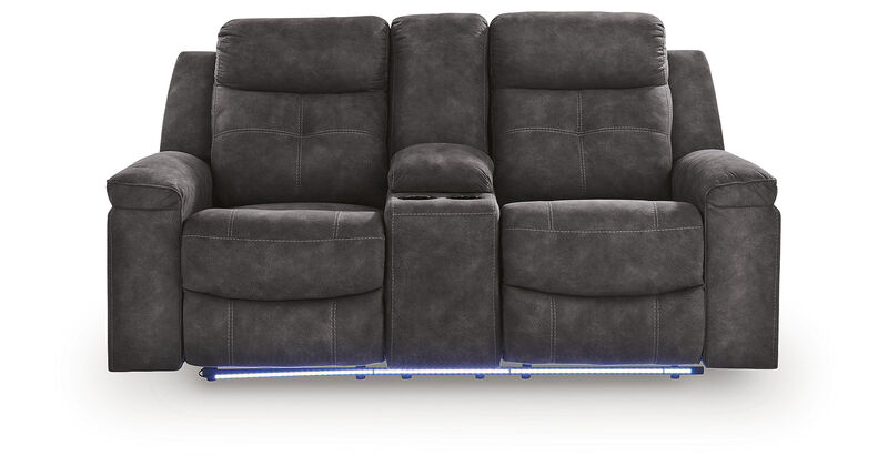 Brysonview Reclining Loveseat with Console image number 0