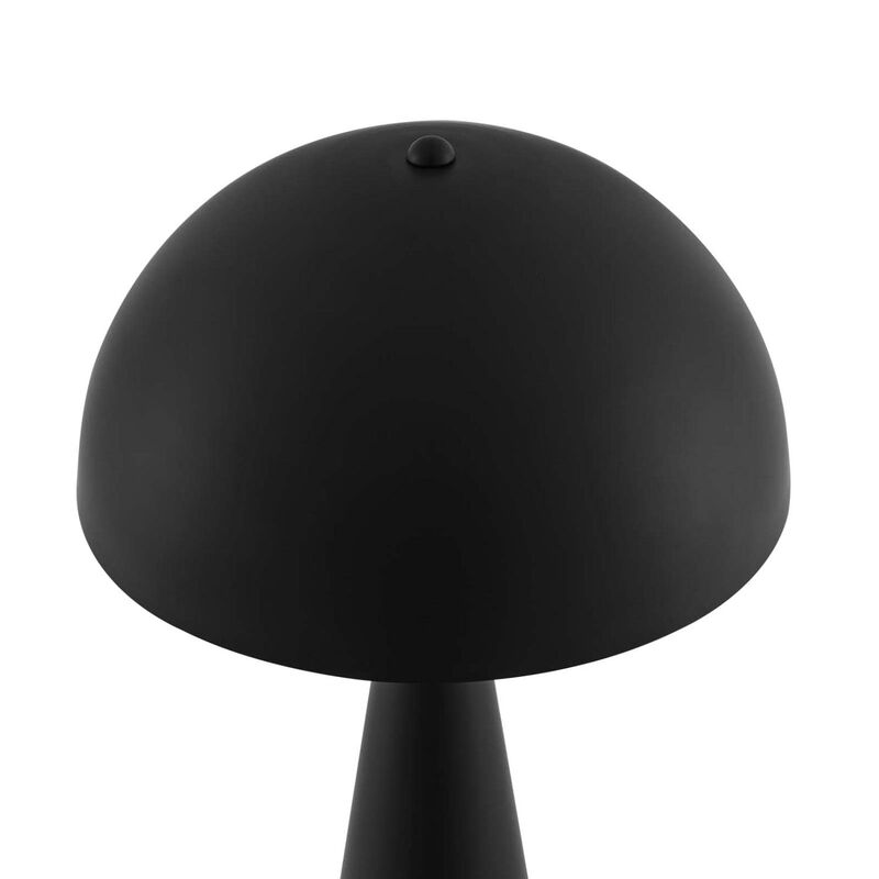Modway Selena 2 Lights Modern Metal Table Lamp in Black Finish image number 4