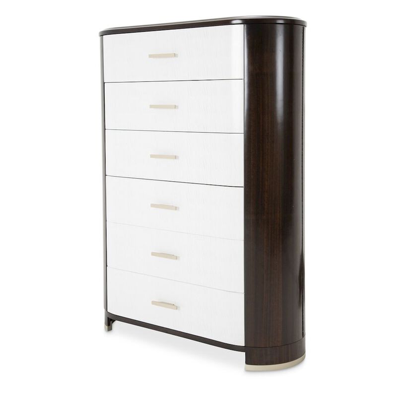 Michael Amini Paris Chic 6-Drawer Chest - Espresso