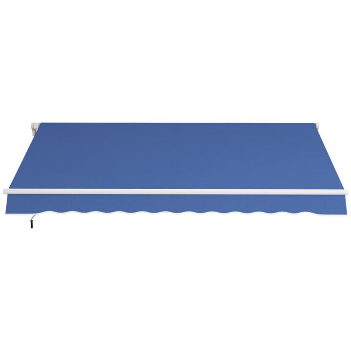 Hivvago Manual Patio Sunshade Awning for Outdoor Spaces