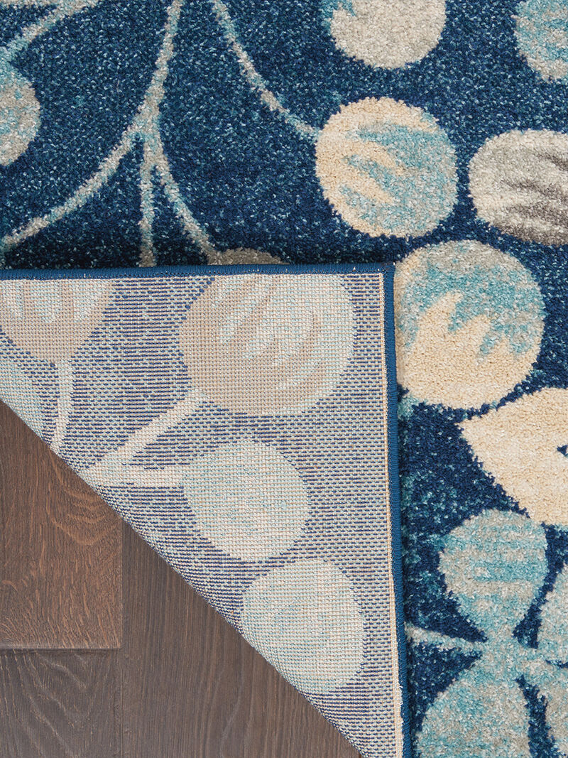 Tranquil TRA03 Navy 5'3" x 7'3" Rug image number 2