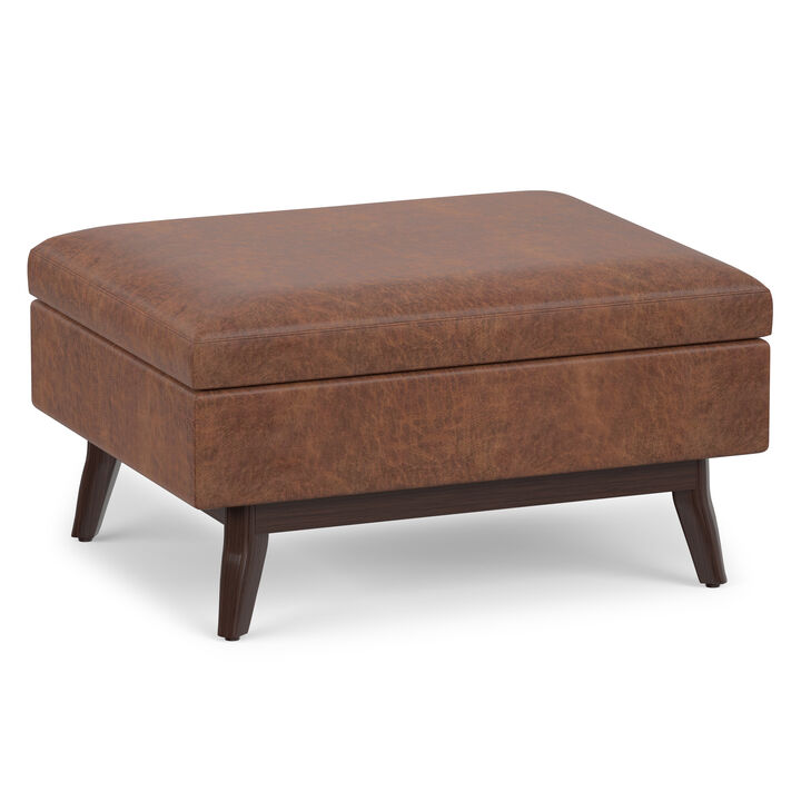 Simpli Home Owen Coffee Table Storage Ottoman