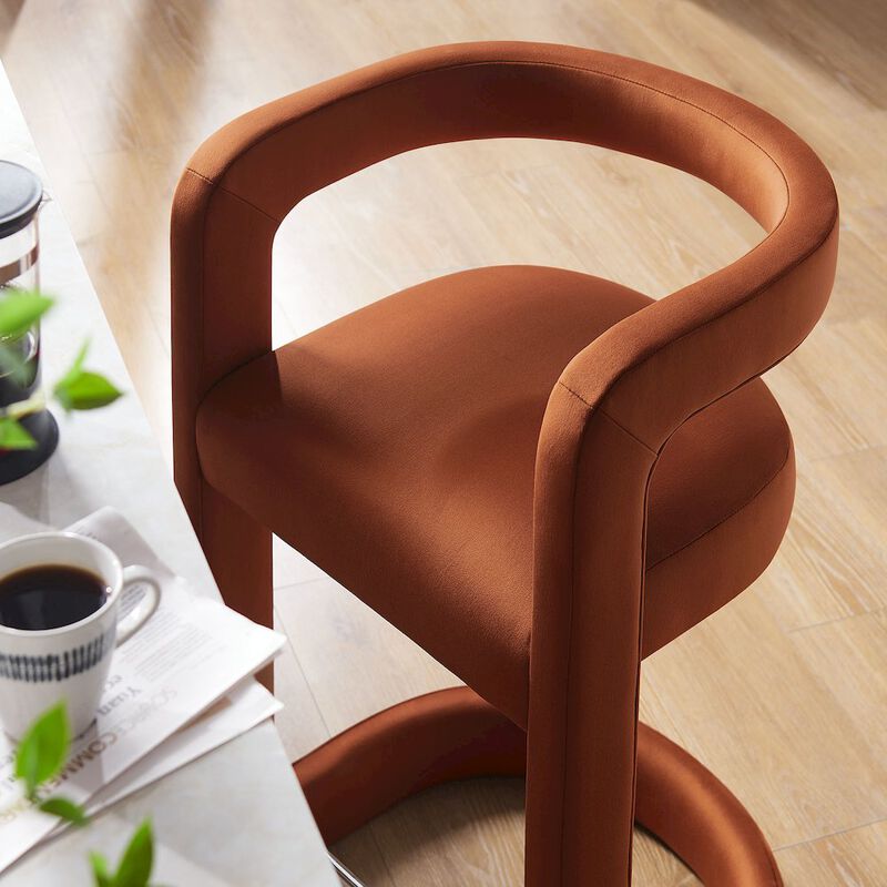 Winslow Performance Velvet Counter Stool image number 8