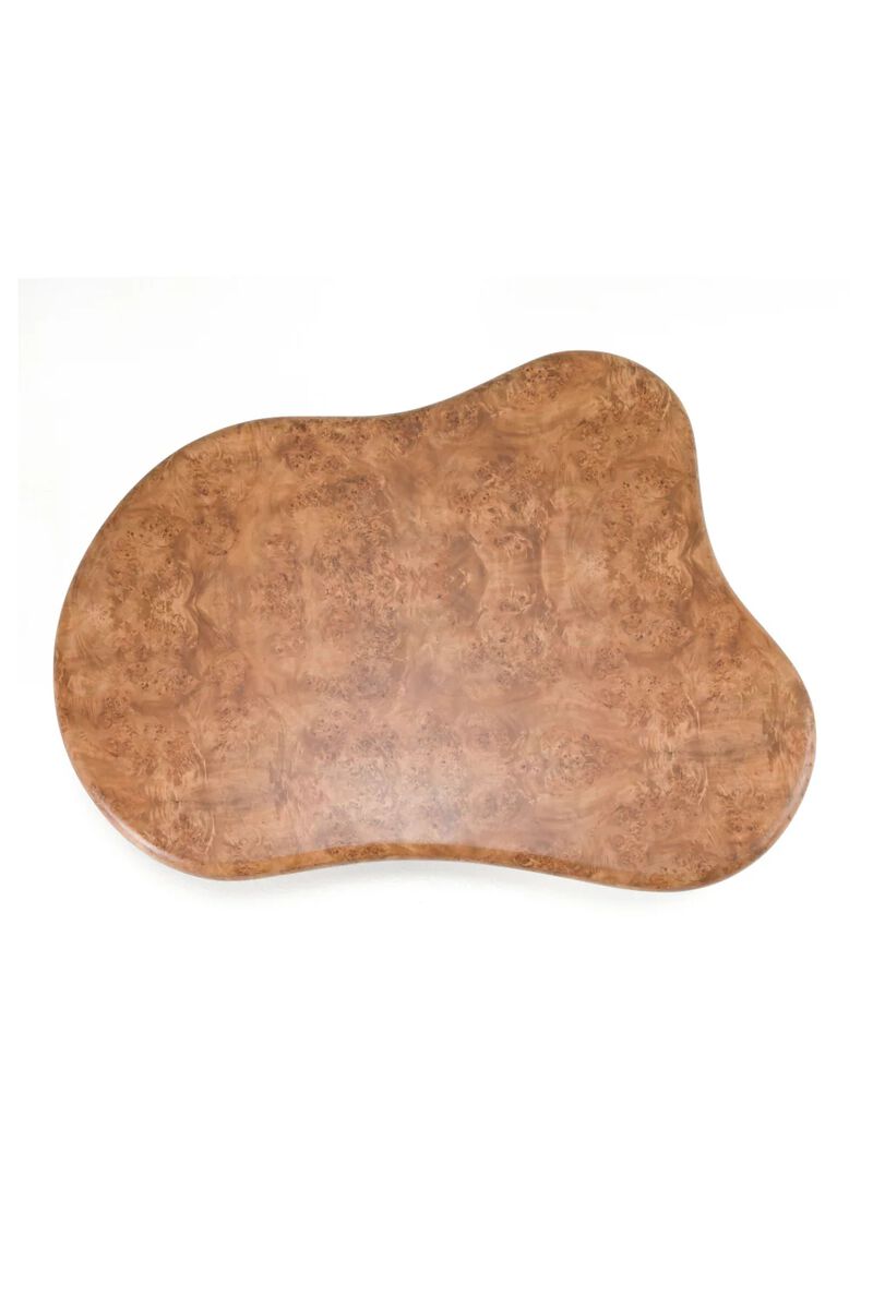 Burl Wood Freeform Coffee Table | OROA Modern Weskan image number 4
