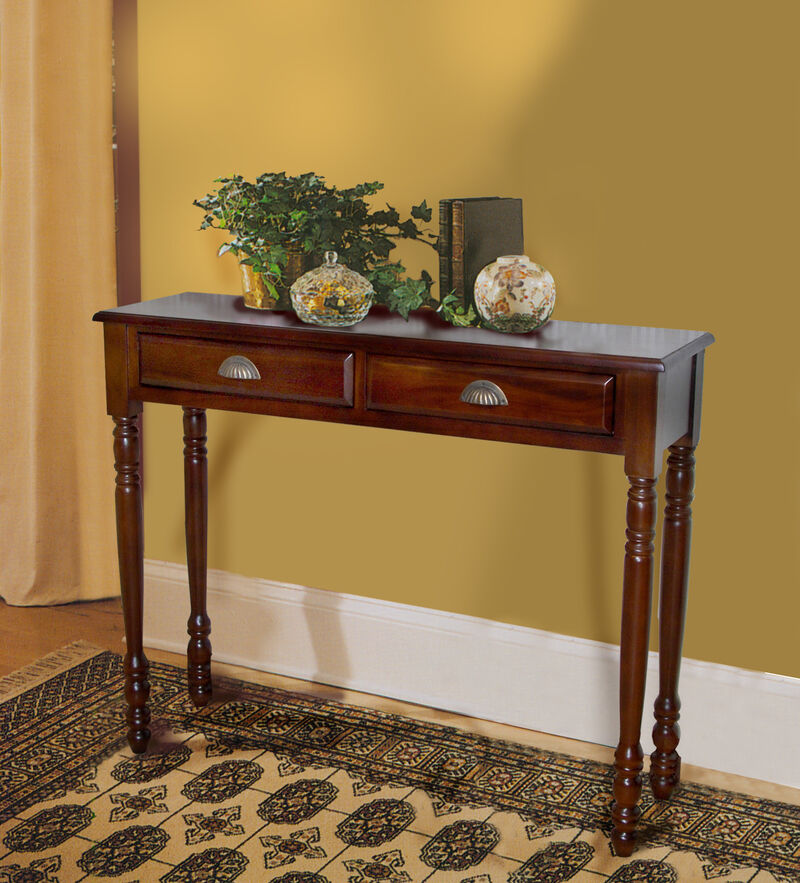 Mahogany Savanna Hall Table 2 Drw