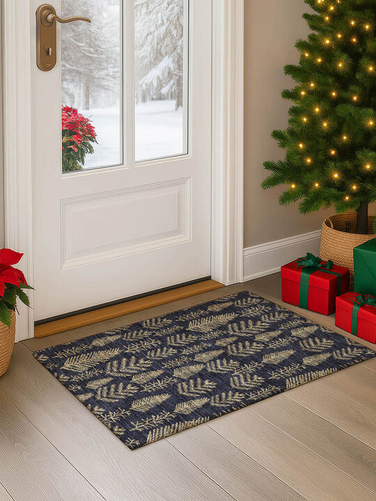 Merry & Bright MY21 Black 20" x 30" Rug