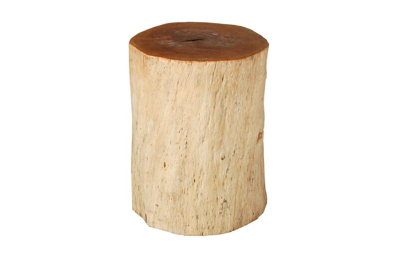 Round Wood Stool