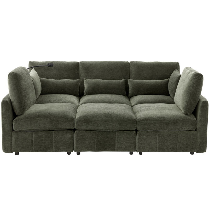 Merax Modern Sectional Sofa Modular Sectionals image number 0