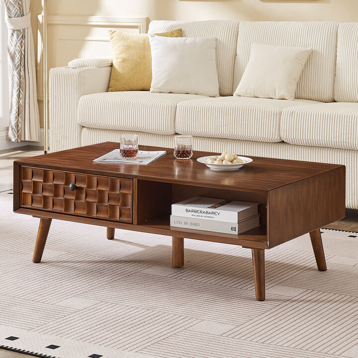 Jaxzak Mid‑Century Farmhouse Coffee Table