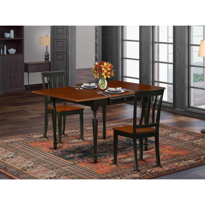 Dining Room Set Black & Cherry