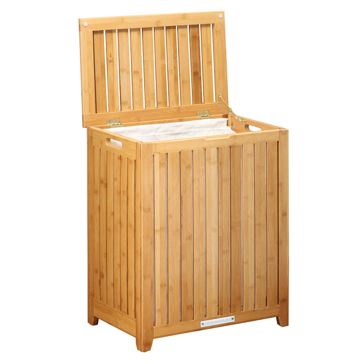 Oceanstar Design  SpaStyle Bamboo Laundry Hamper.