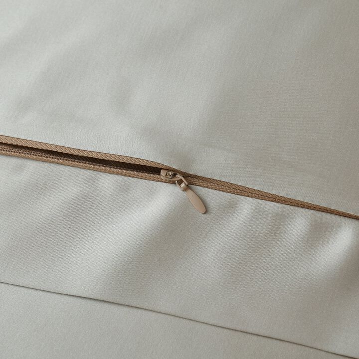 High Shine Champagne Euro Sham