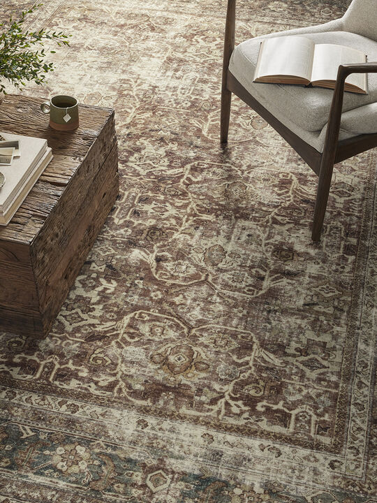 Sinclair SIN01 Rust/Lagoon 7'6" x 9'6" Rug