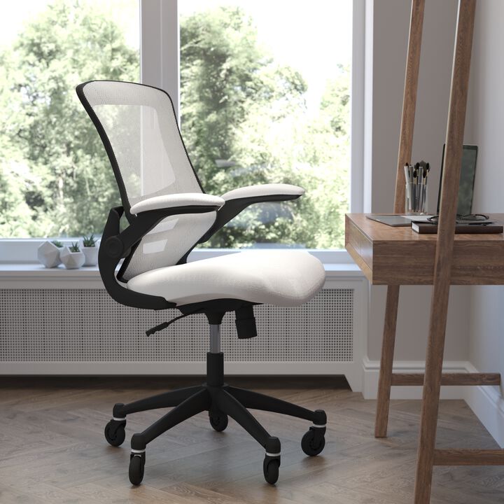 Kelista Desk Chair with Transparent Roller Wheels