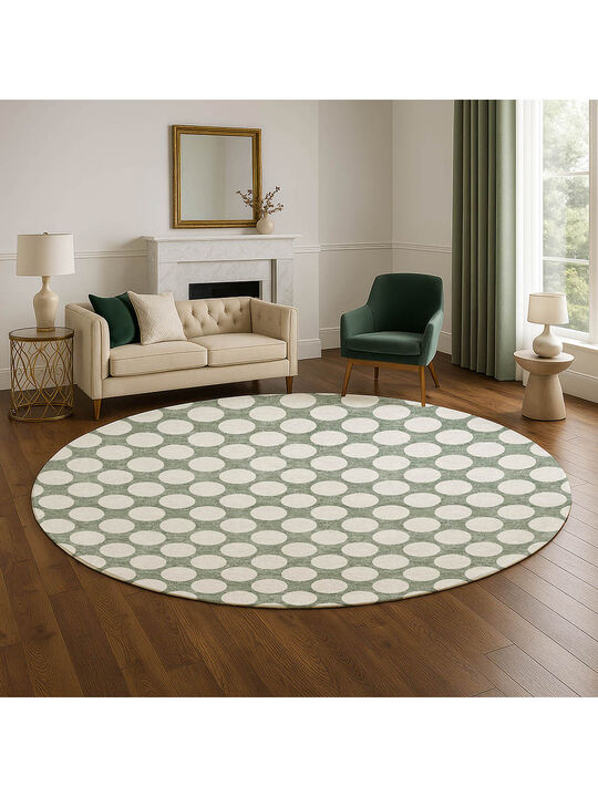 The Reserve TR13 Sage 8' Round Rug
