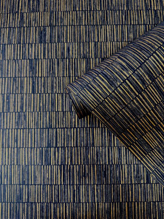 Zen Bamboo Screen Blue Wallpaper DWP0362-09