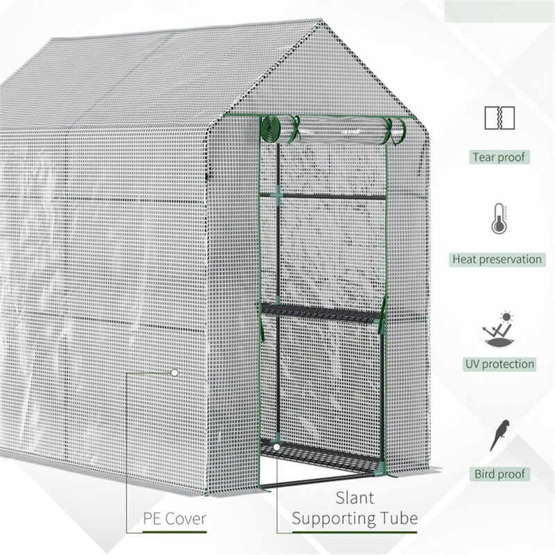 Walk-in Greenhouse for Plants Perfect for Year-Round Gardening and Plant Care