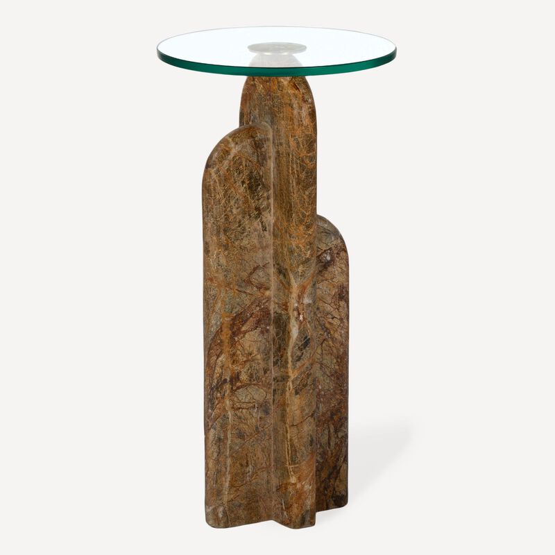 Archway Drink Table - Brown
