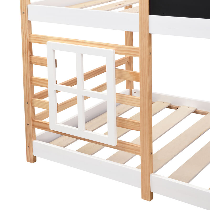 Skedce Twin over Twin Bunk Bed image number 6
