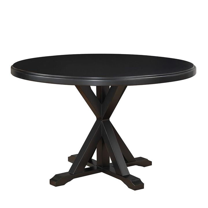 Carolina Living Monet X Base Dining Table - Antique Black