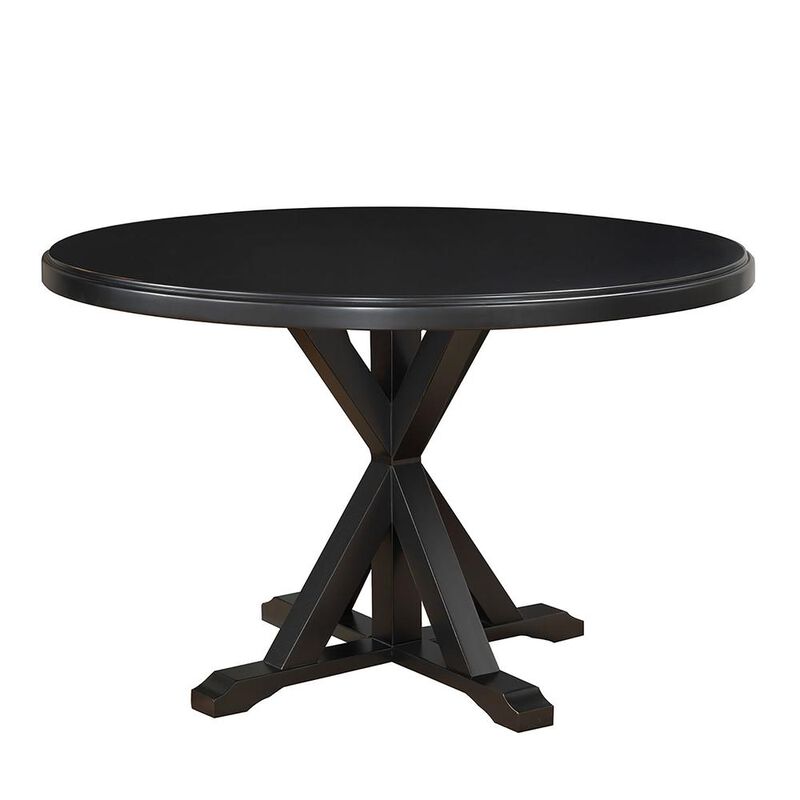 Carolina Living Monet X Base Dining Table - Antique Black