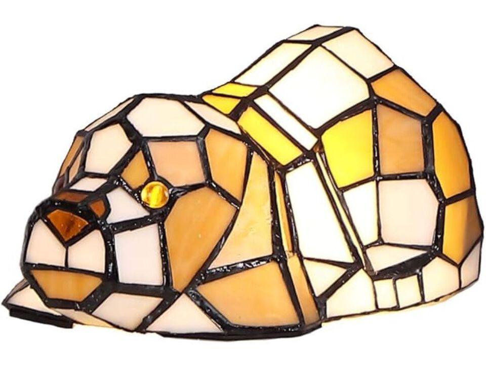 Turkish Mosaic Lamp Kit for DIY Glass Decorative Table Bedside Night Light - Antique Bronze Base