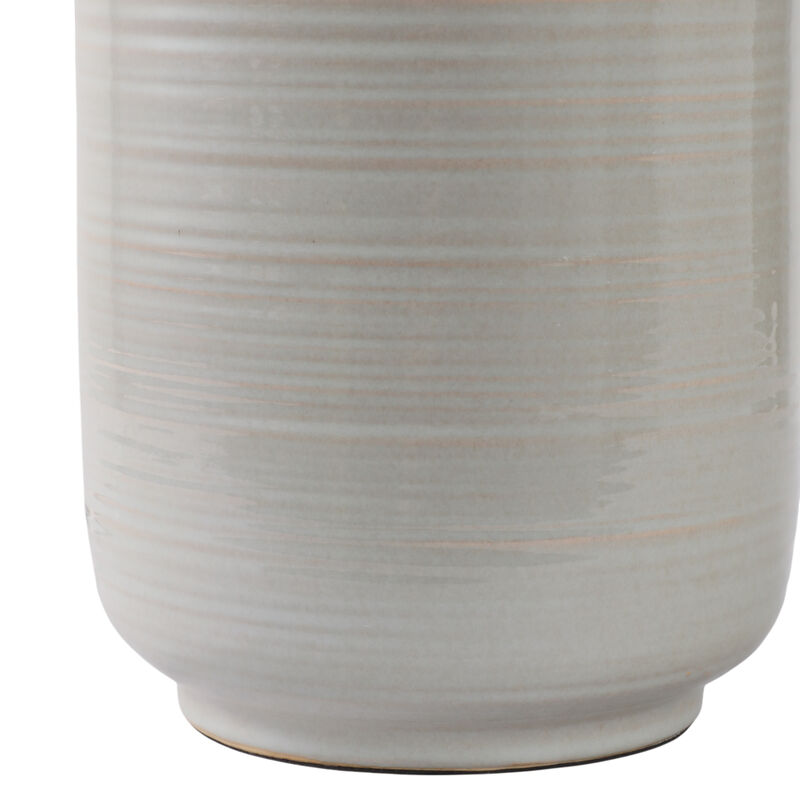 26" Ceramic Table Lamp, Beige image number 4