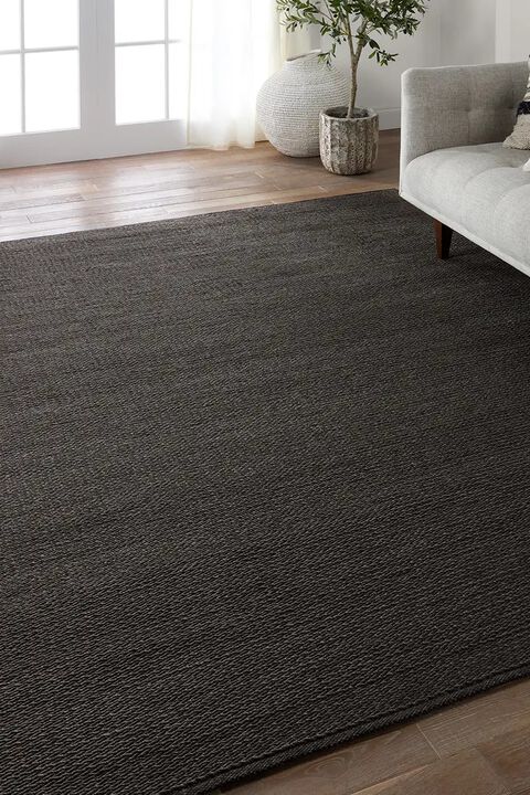 Maverick Ryker Charcoal Gray 9' x 12' Rug
