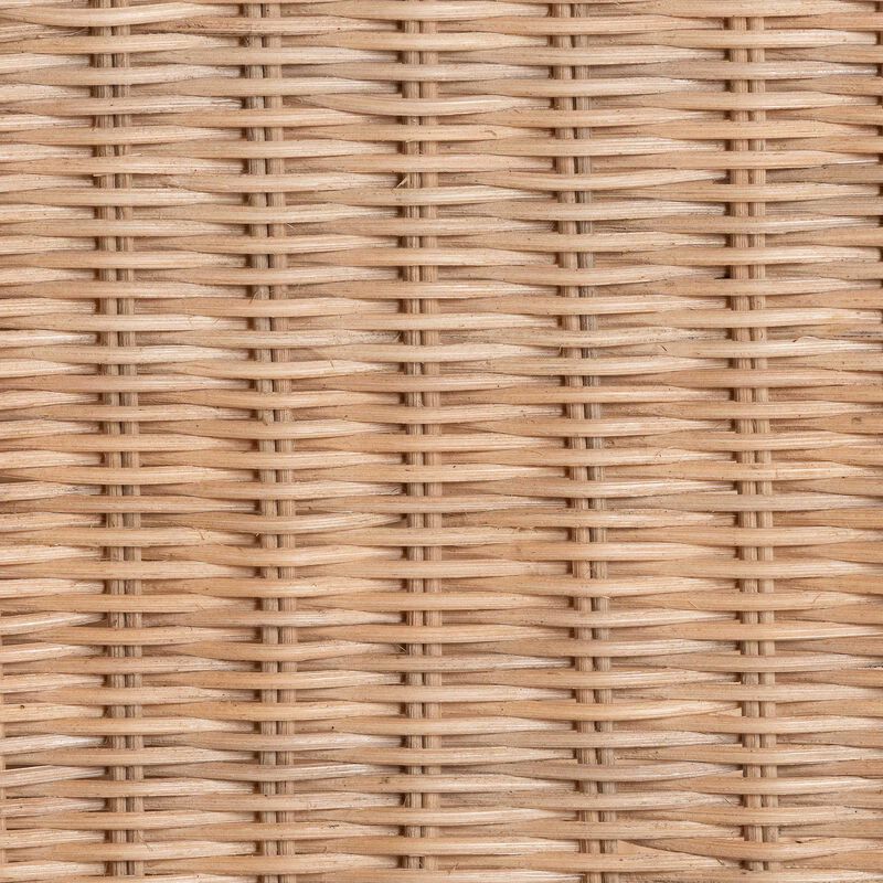 bali & pari Brooks Natural Rattan 3-Tier Storage Shelf &ndash; Handwoven Wicker Display Stand with Scalloped Borders, Coastal Boho Accent Furniture image number 6